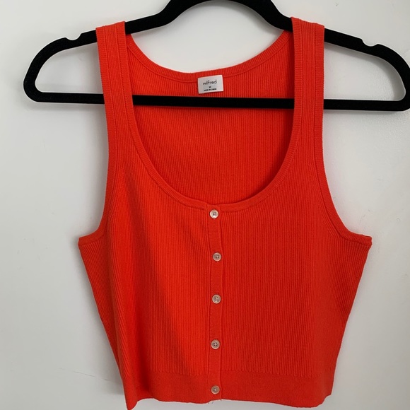 Aritzia Wilfred Red Sweater Tank - Picture 6 of 7